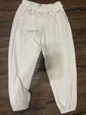 lululemon athletica White Track Joggers